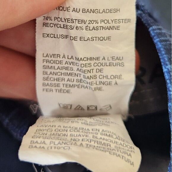 Grandslam Men’s Dark Blue Checkered Shorts With Pockets Size 34 - Picture 11 of 12